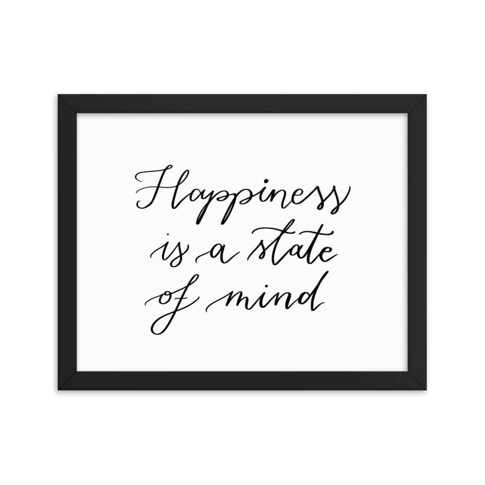 Framed poster "Happiness"