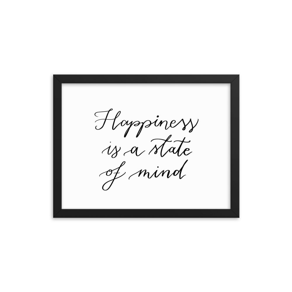 Framed poster "Happiness"