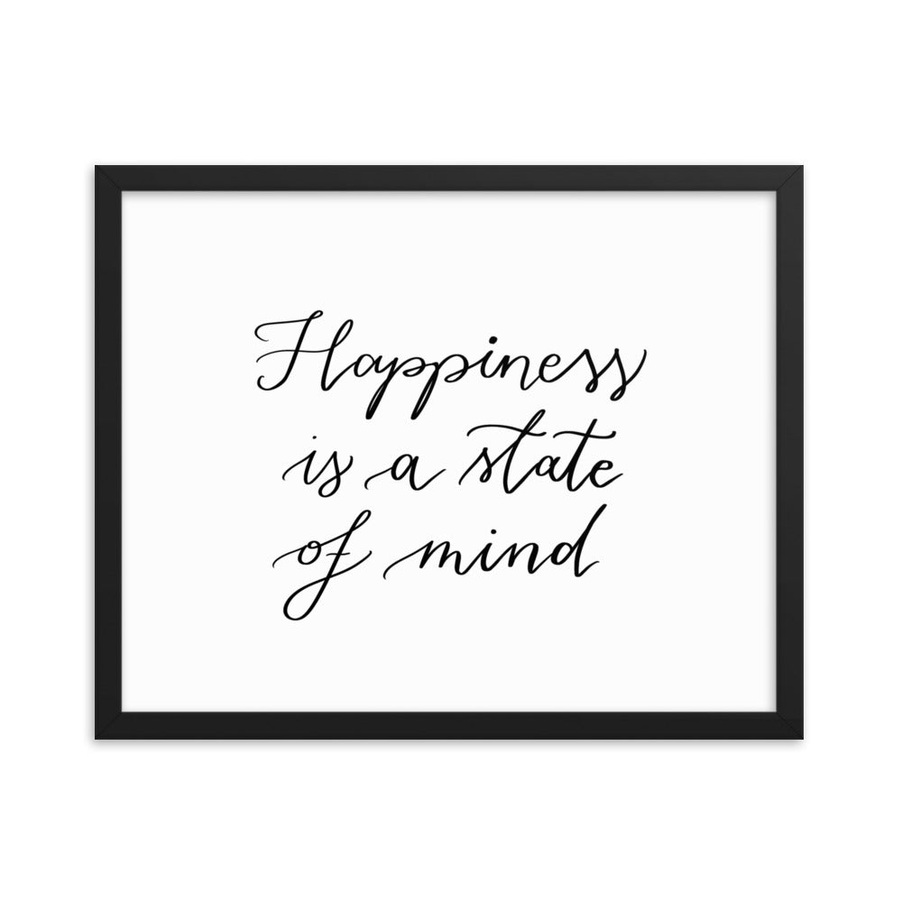 Framed poster "Happiness"