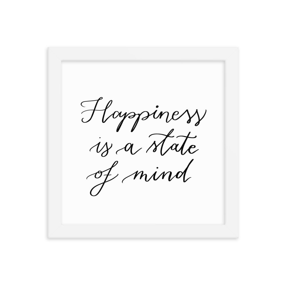 Framed poster "Happiness"