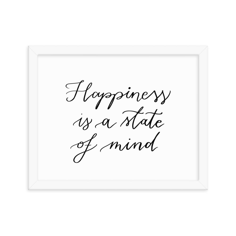 Framed poster "Happiness"