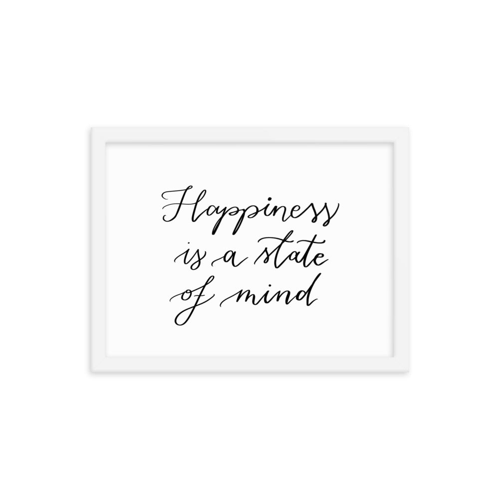 Framed poster "Happiness"