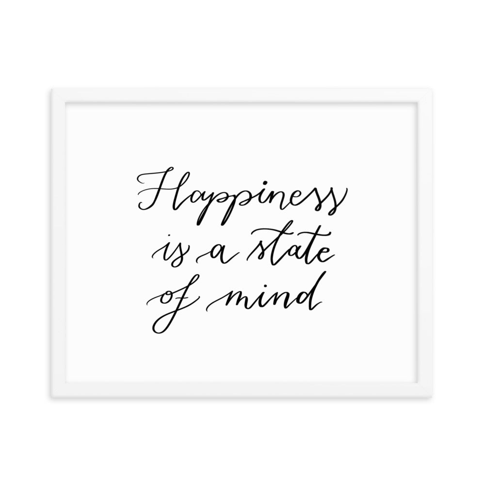 Framed poster "Happiness"