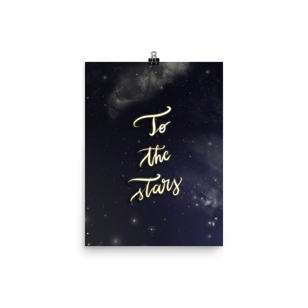 Poster "To the stars"