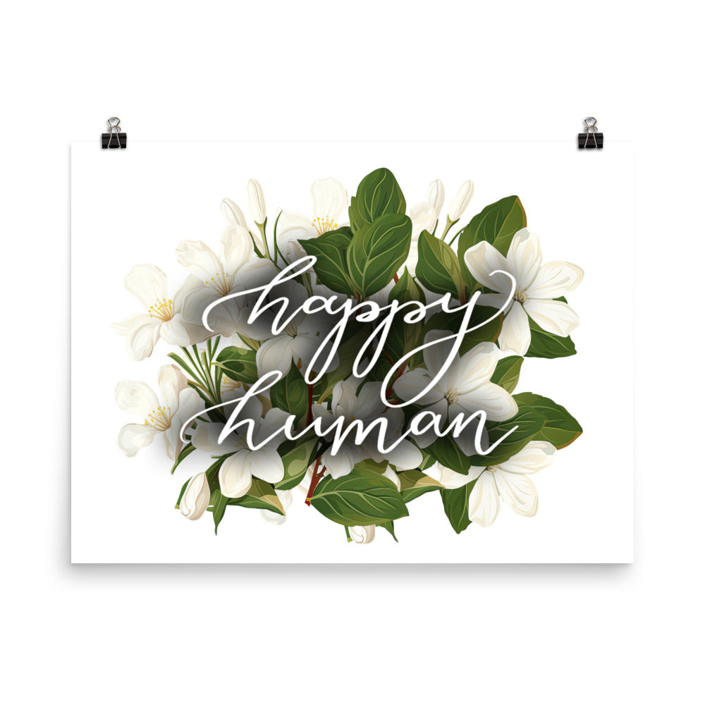 Poster "happy human"