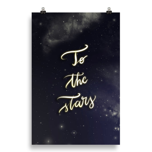 Poster "To the stars"