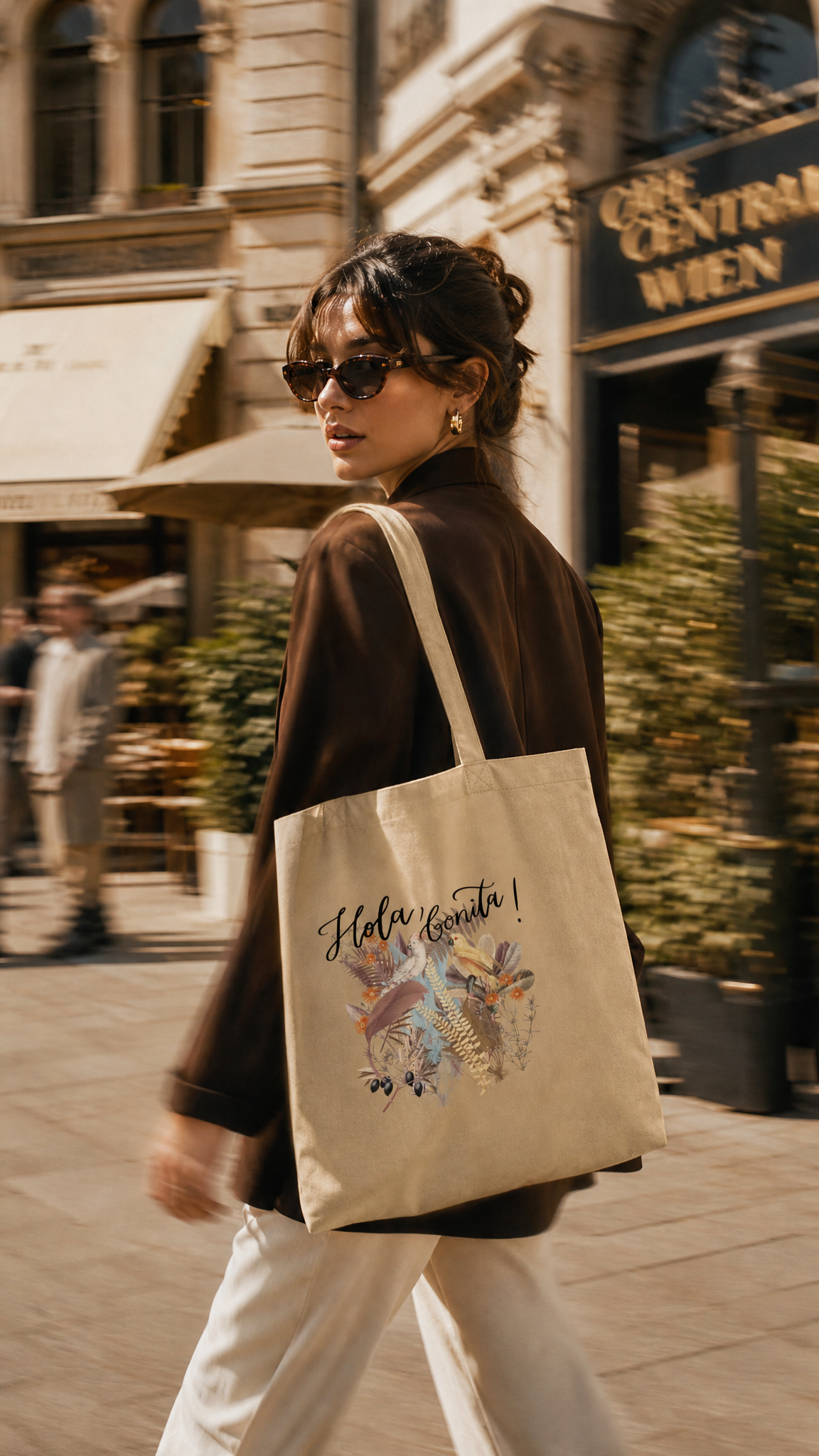 Cotton tote bag "Hola, bonita!"
