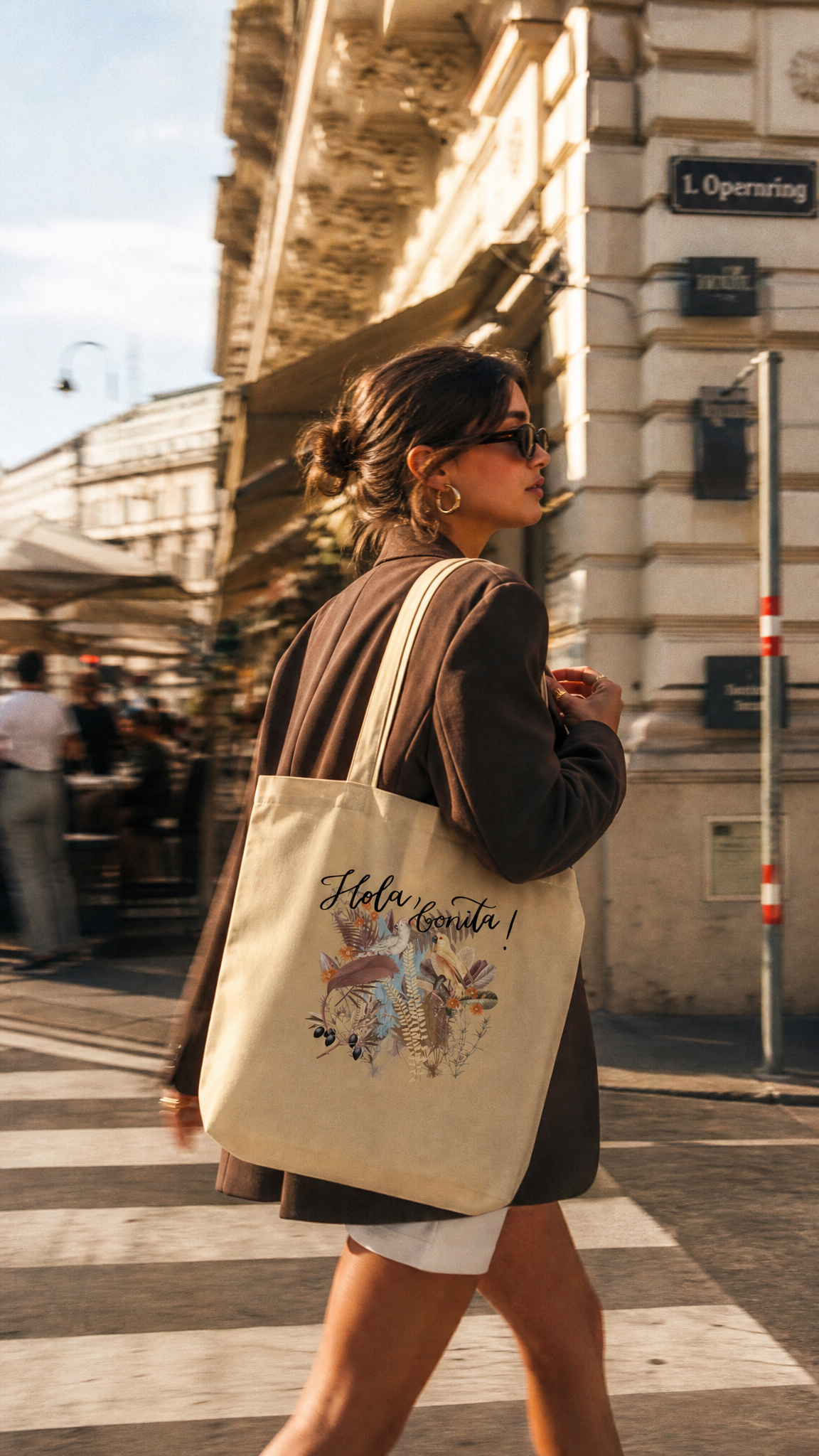 Cotton tote bag "Hola, bonita!"