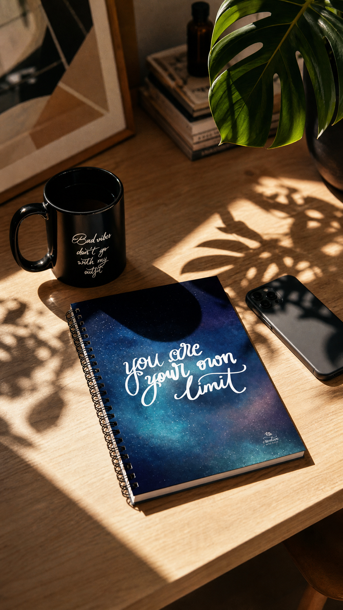 Spiral notebook "you are your own limit"