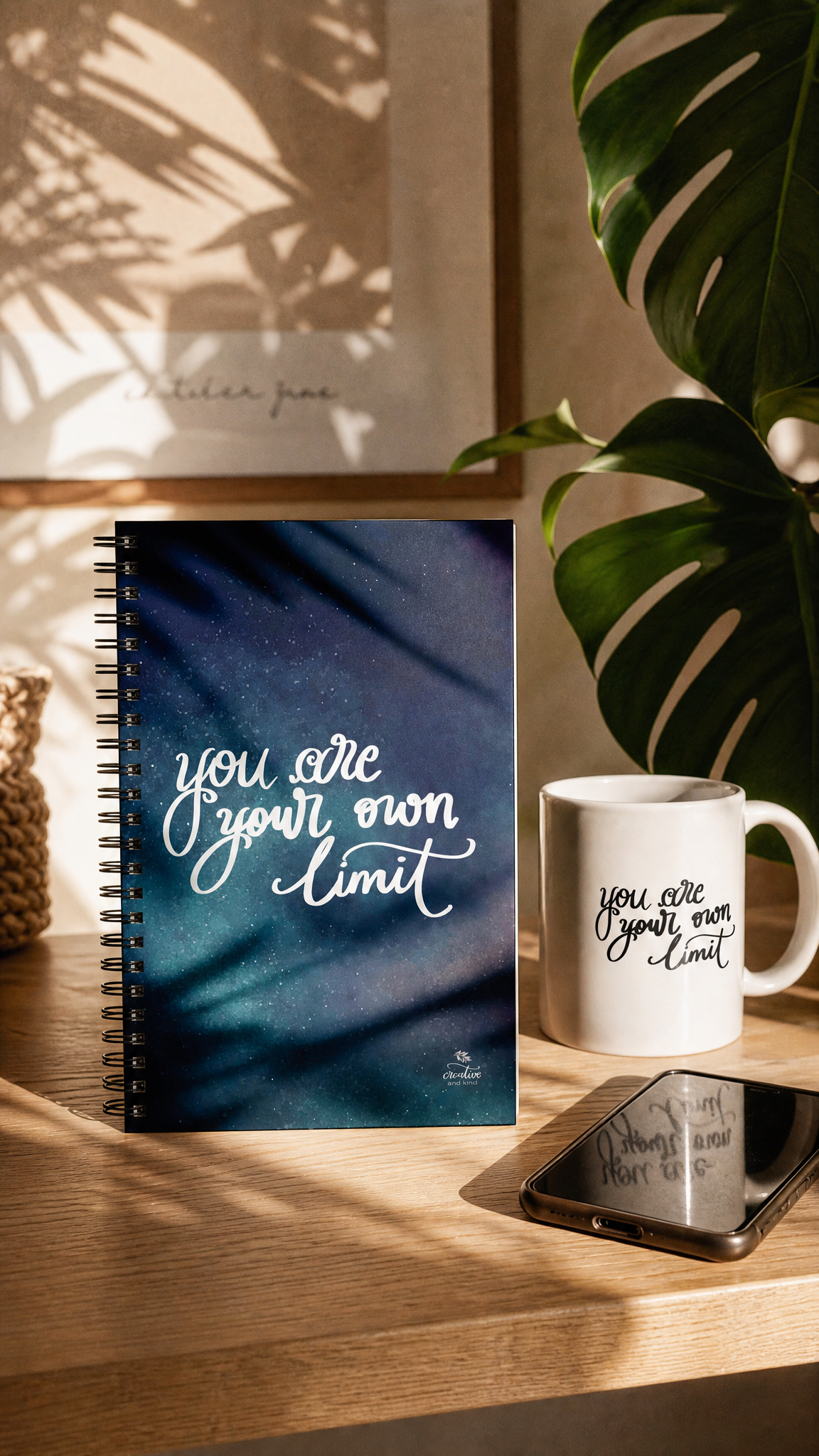 Spiral notebook "you are your own limit"
