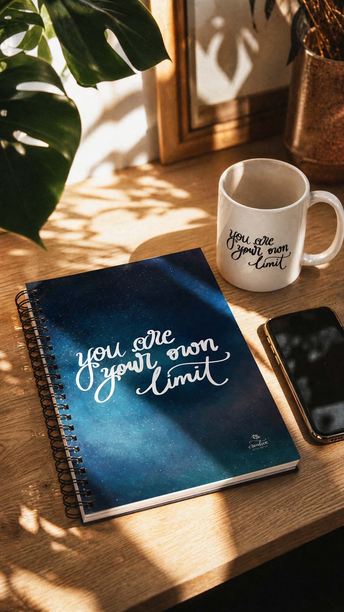 Spiral notebook "you are your own limit"