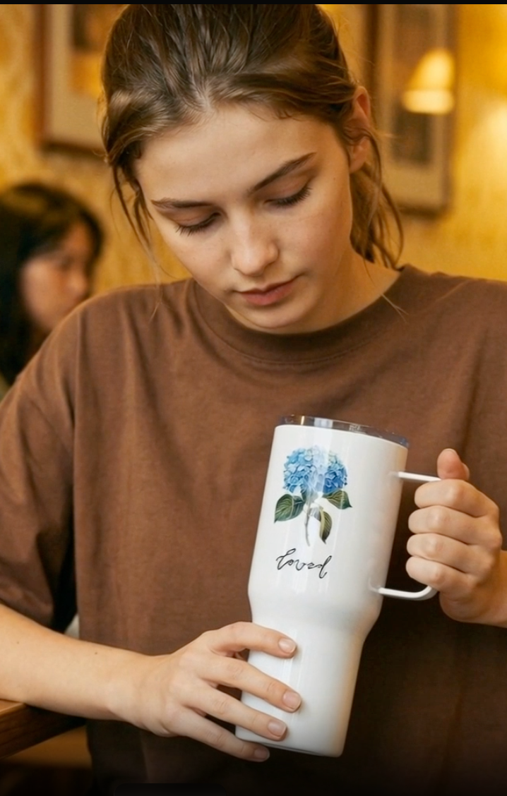 Travel mug "loved"