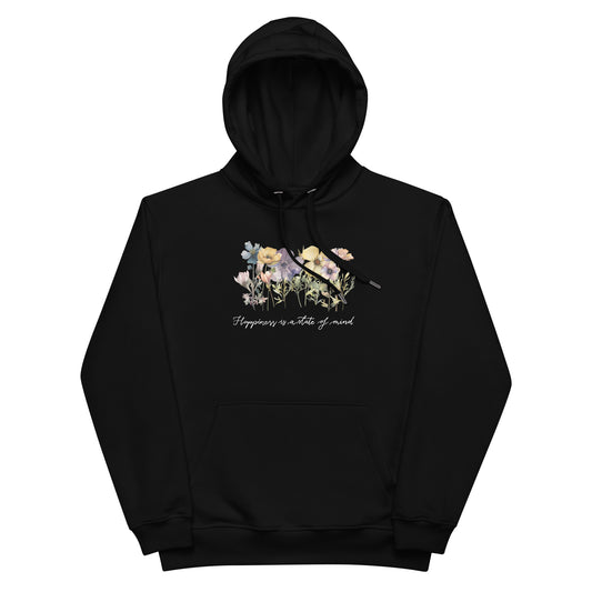 Premium eco hoodie "Happiness flowers"