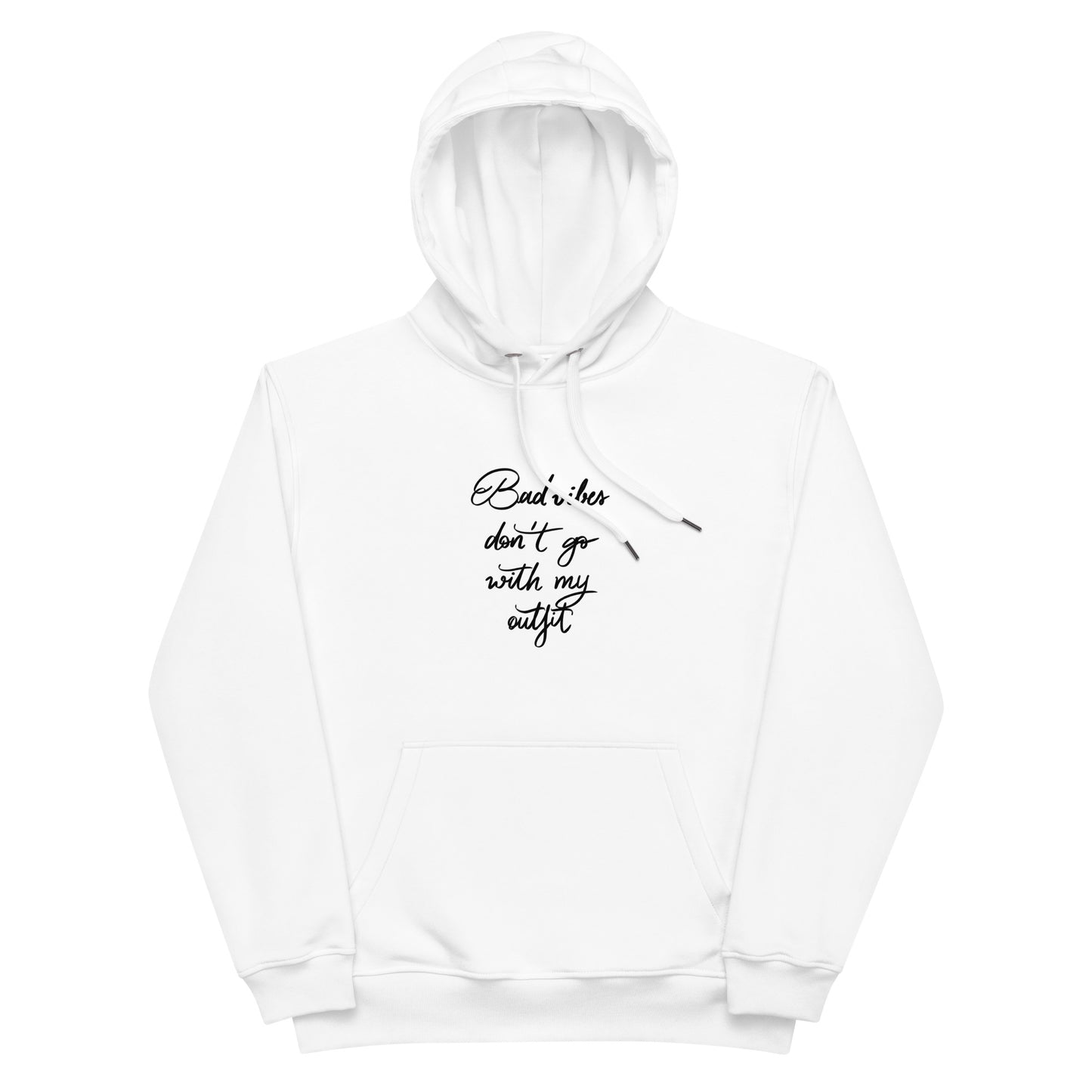 Premium eco hoodie "Bad vibes"