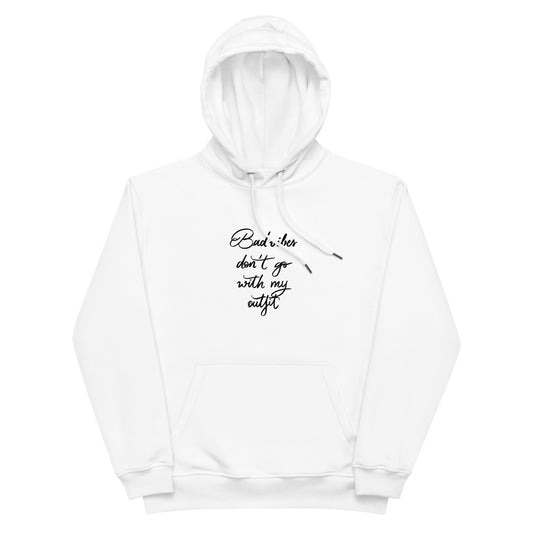 Premium eco hoodie "Bad vibes"