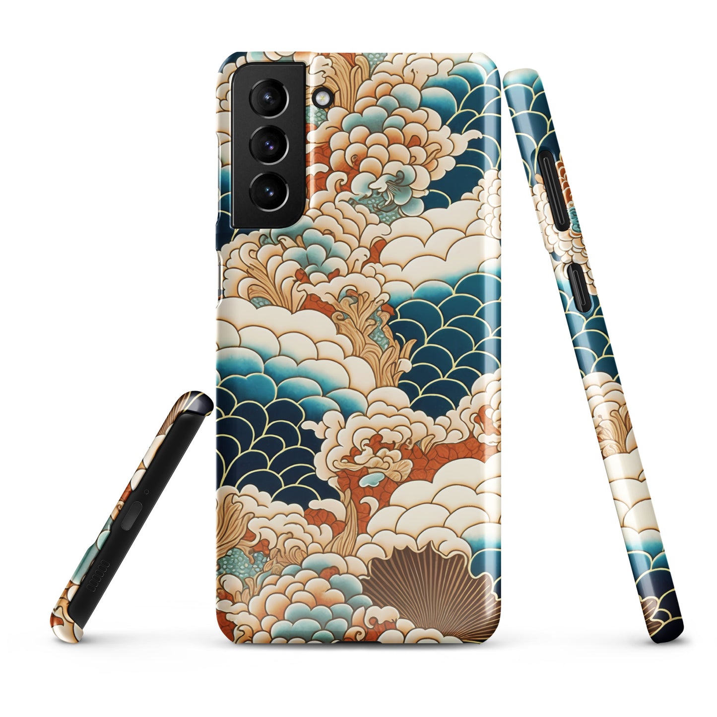 Snap case for Samsung® "Japan waves"