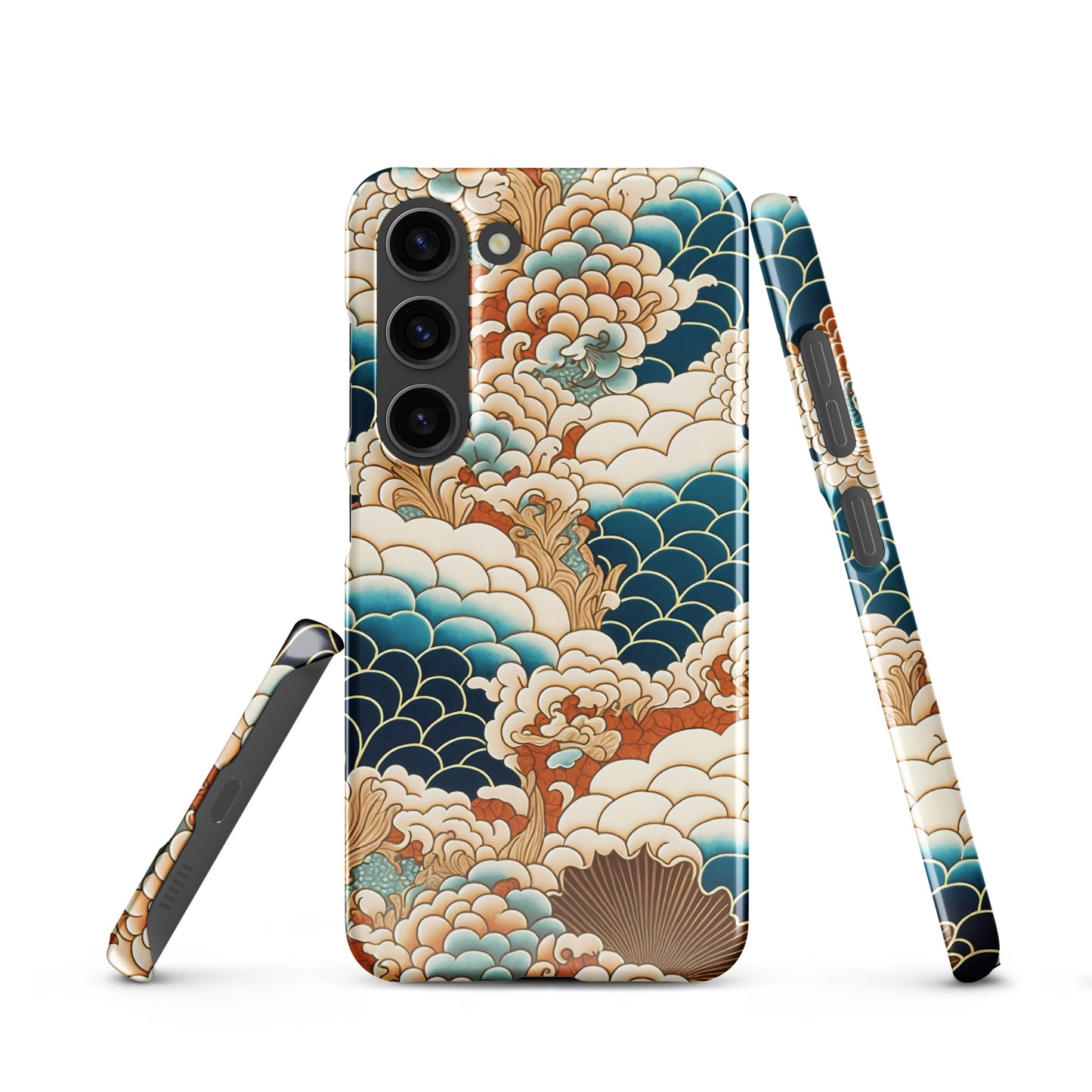 Snap case for Samsung® "Japan waves"