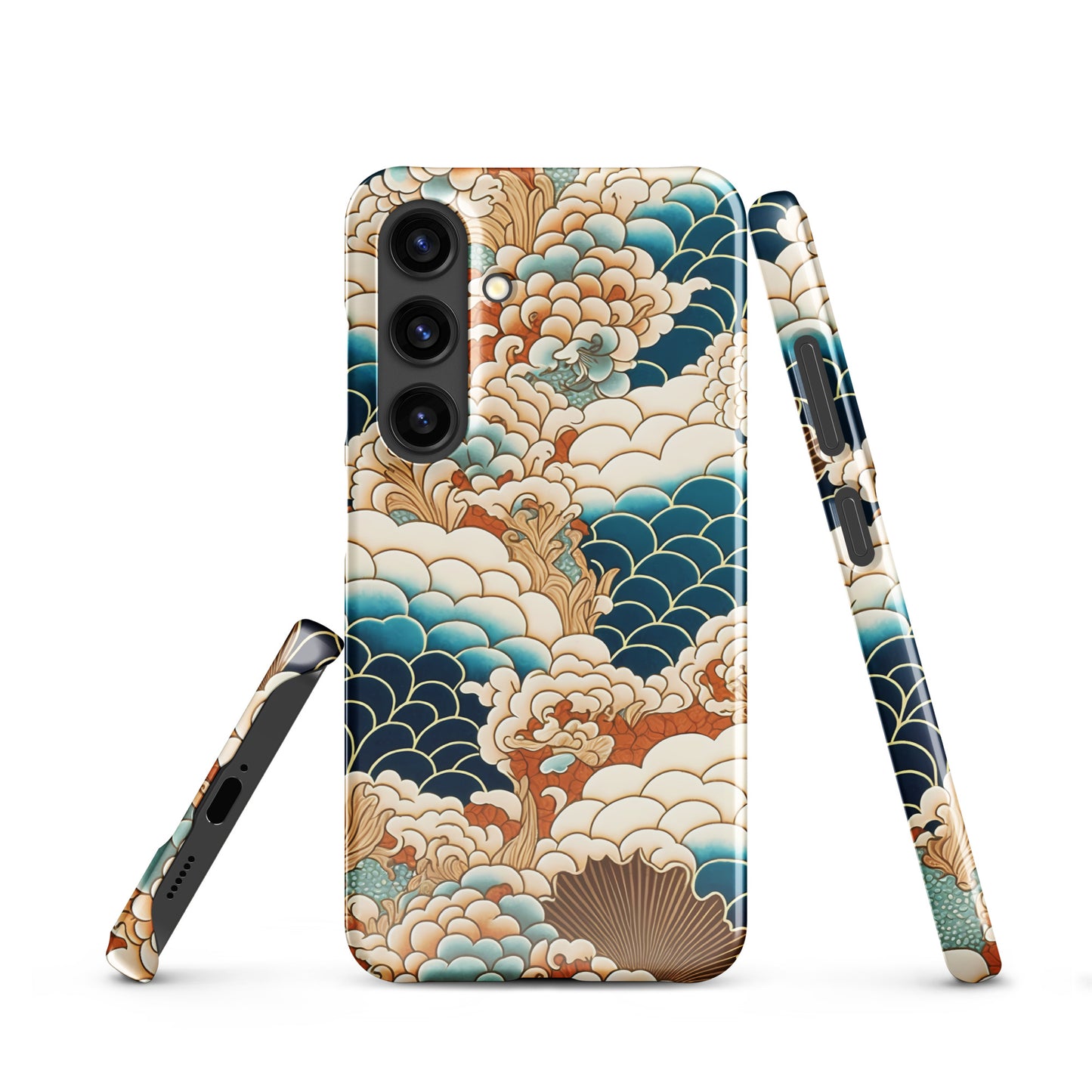 Snap case for Samsung® "Japan waves"