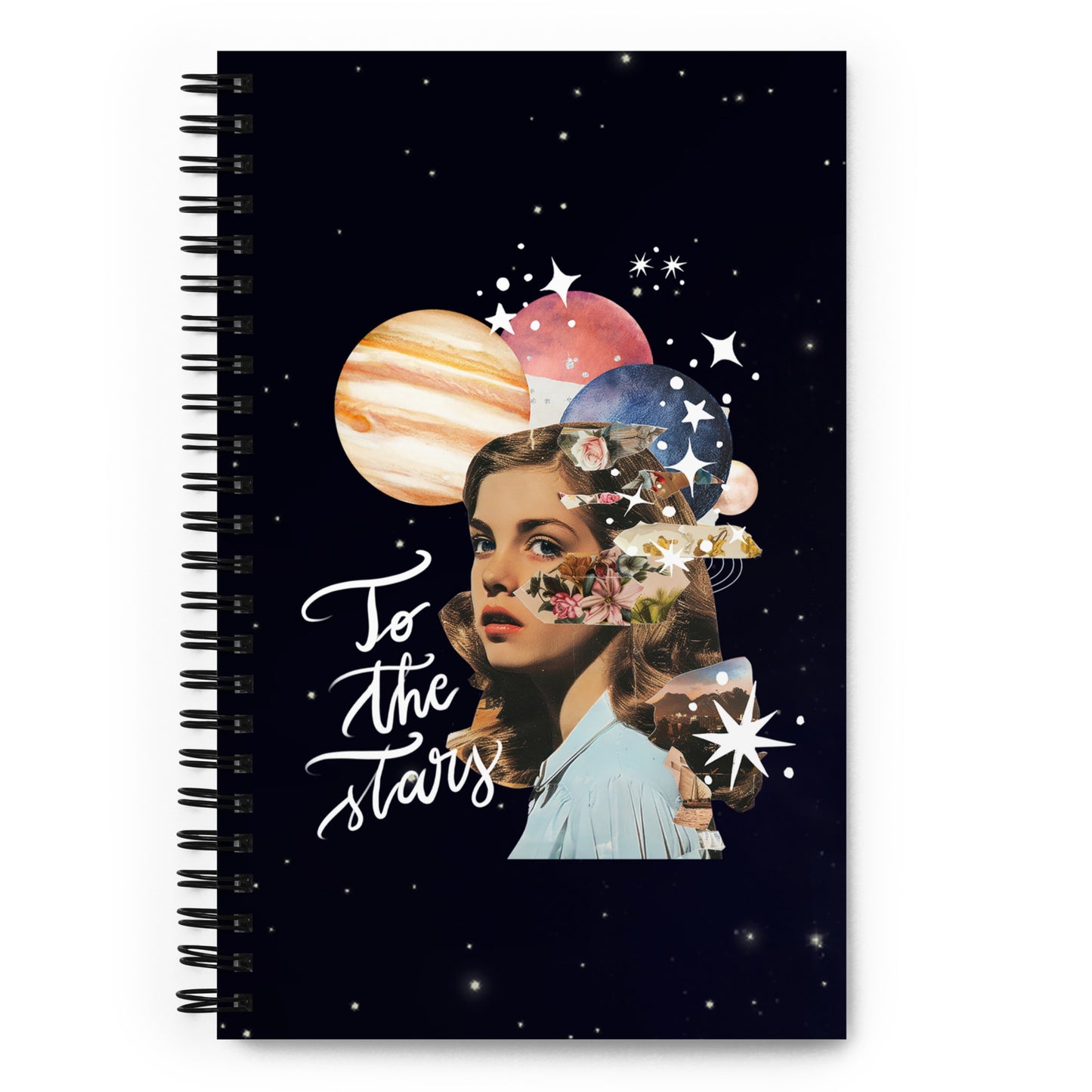 Spiral notebook "To the stars"