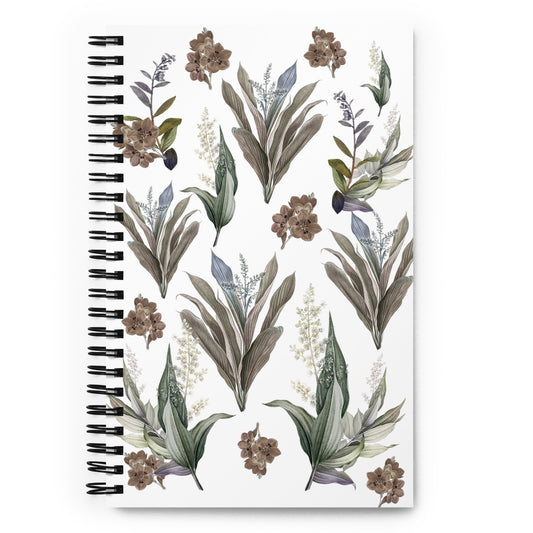 Spiral notebook "Les fleurs"