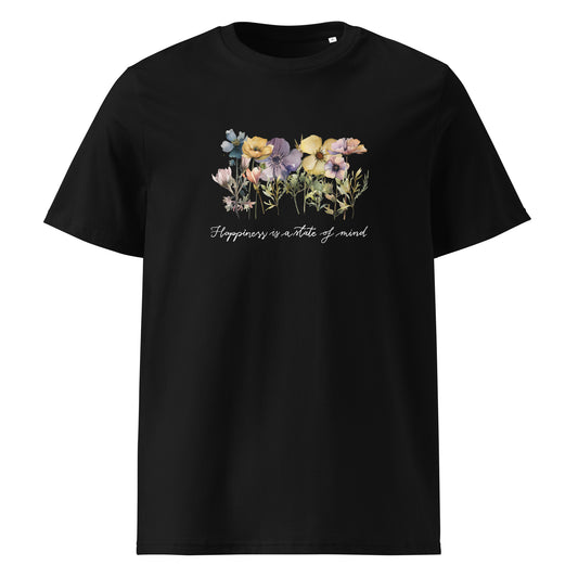 Unisex organic cotton t-shirt "Happiness"