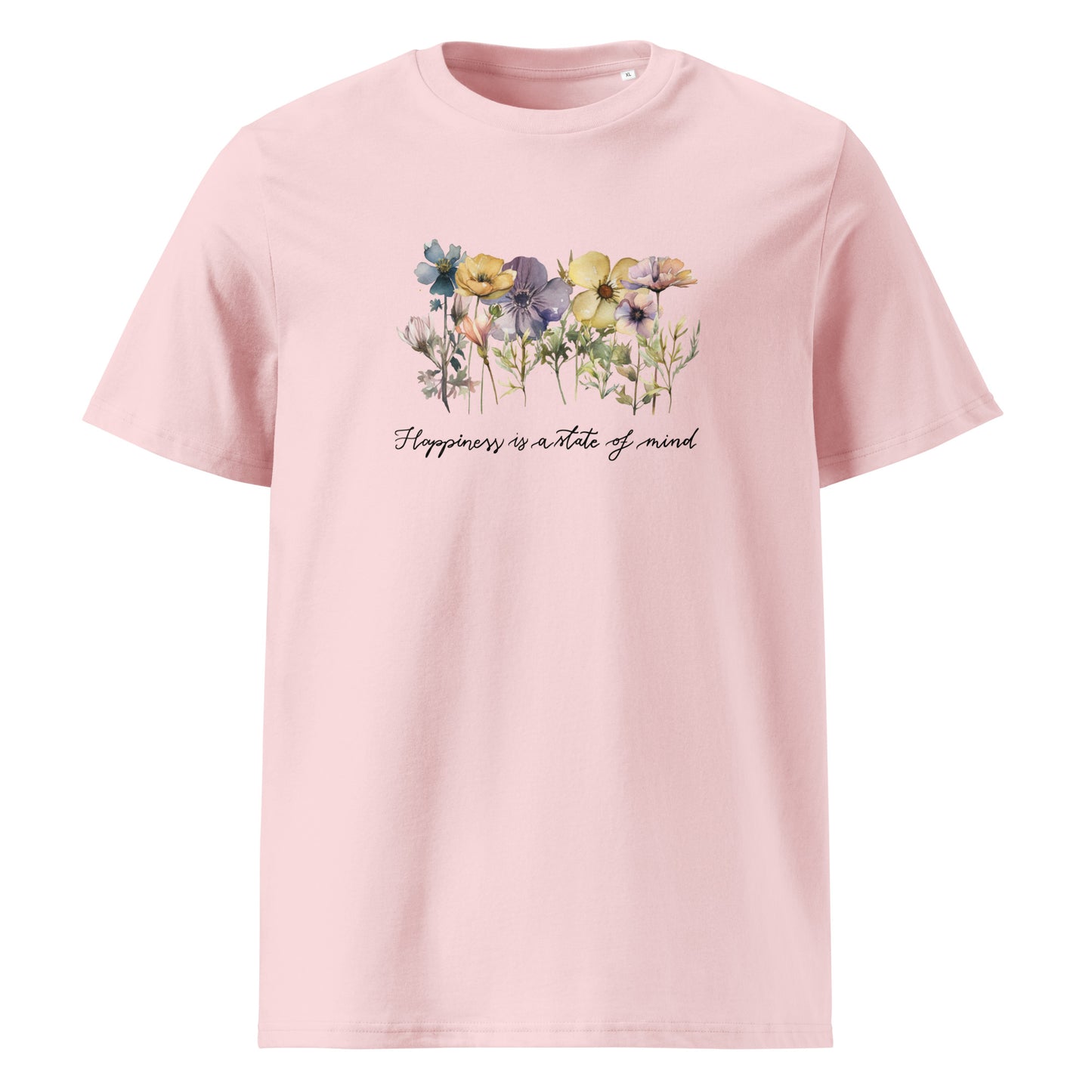 Unisex organic cotton t-shirt "Happiness"