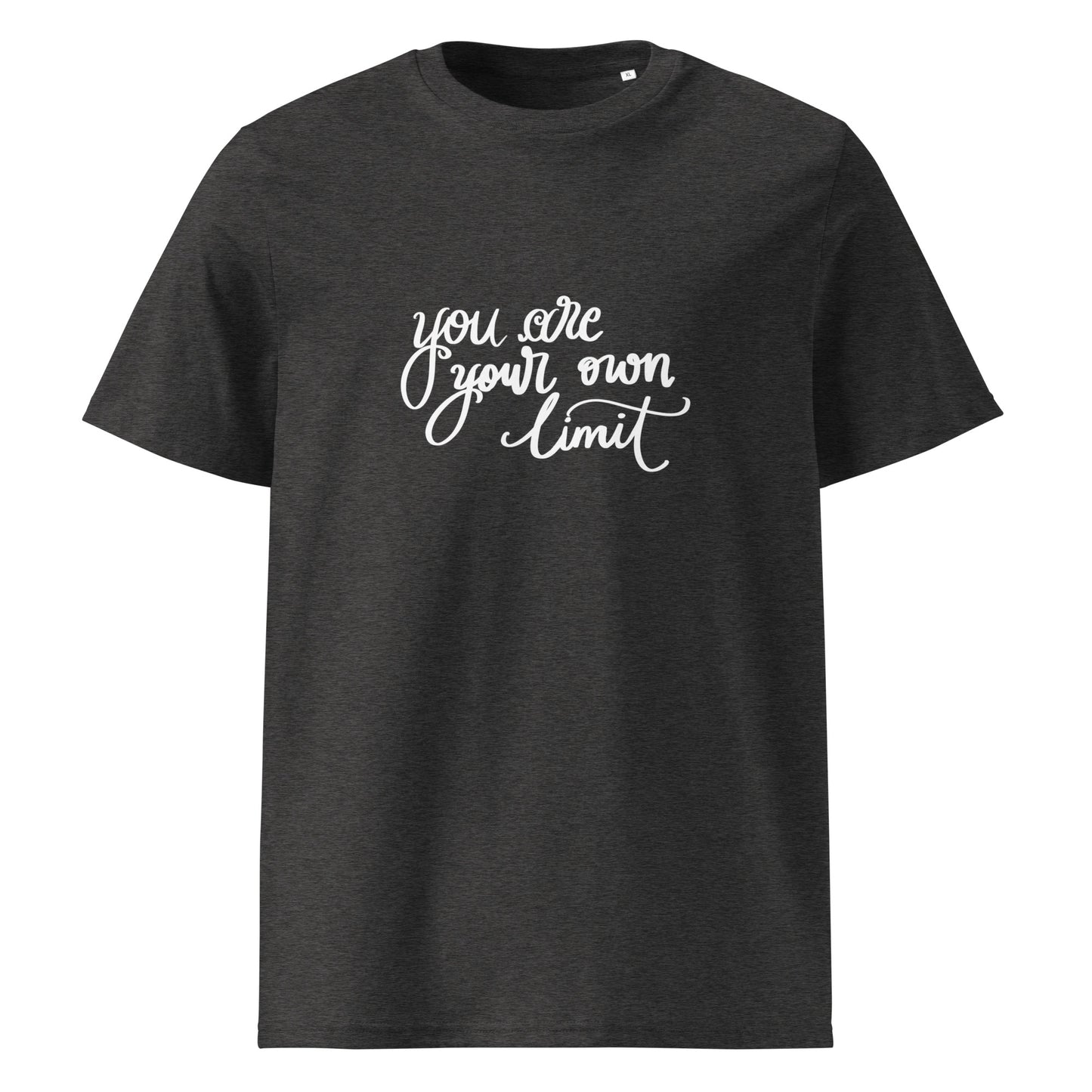 Unisex organic cotton t-shirt "you are your own limit"