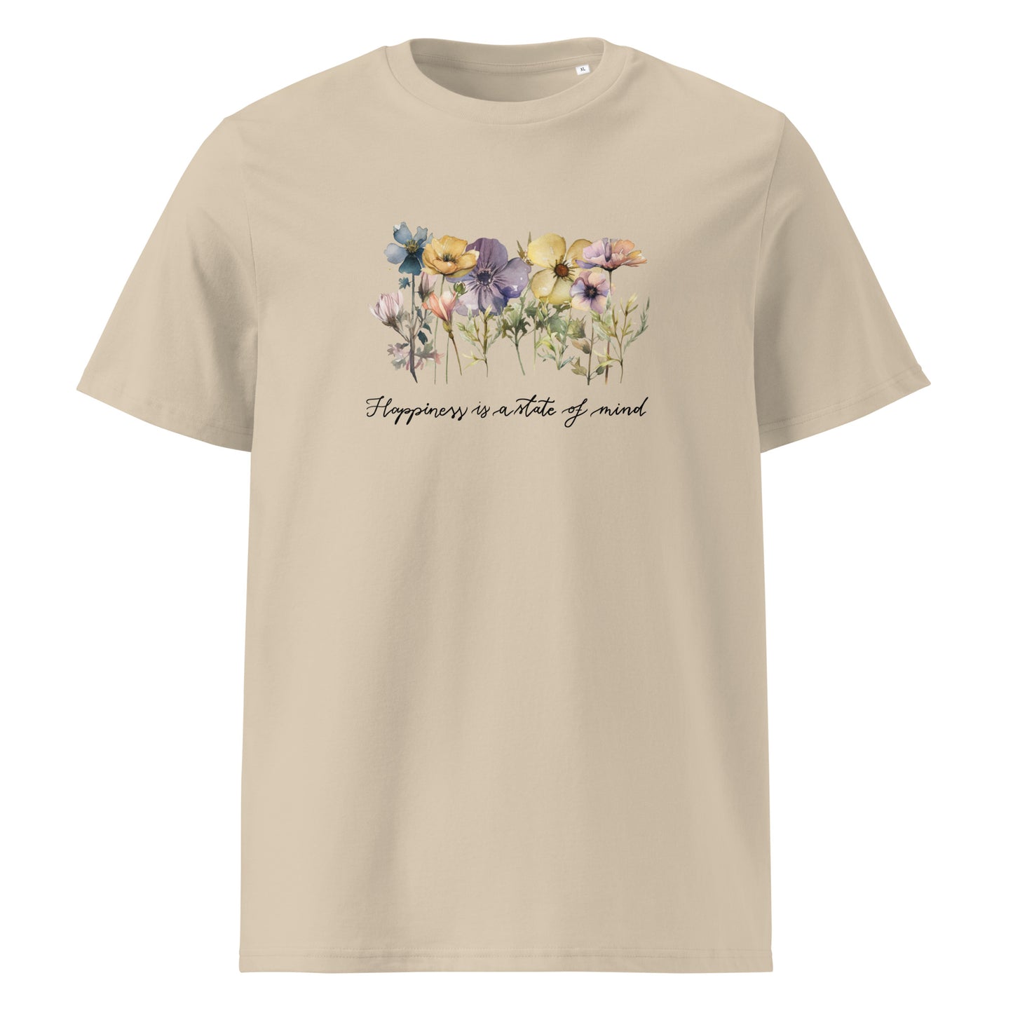 Unisex organic cotton t-shirt "Happiness"