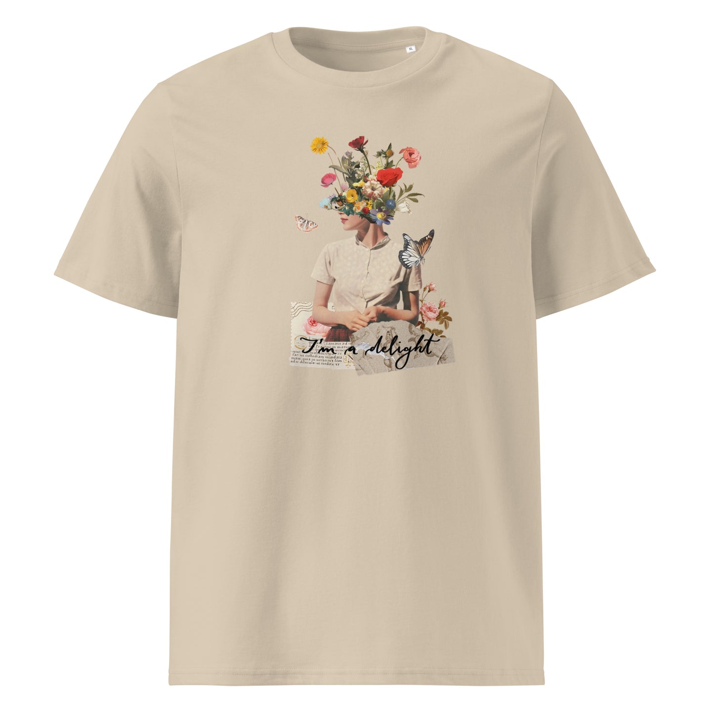 Unisex organic cotton t-shirt "I'm a delight"