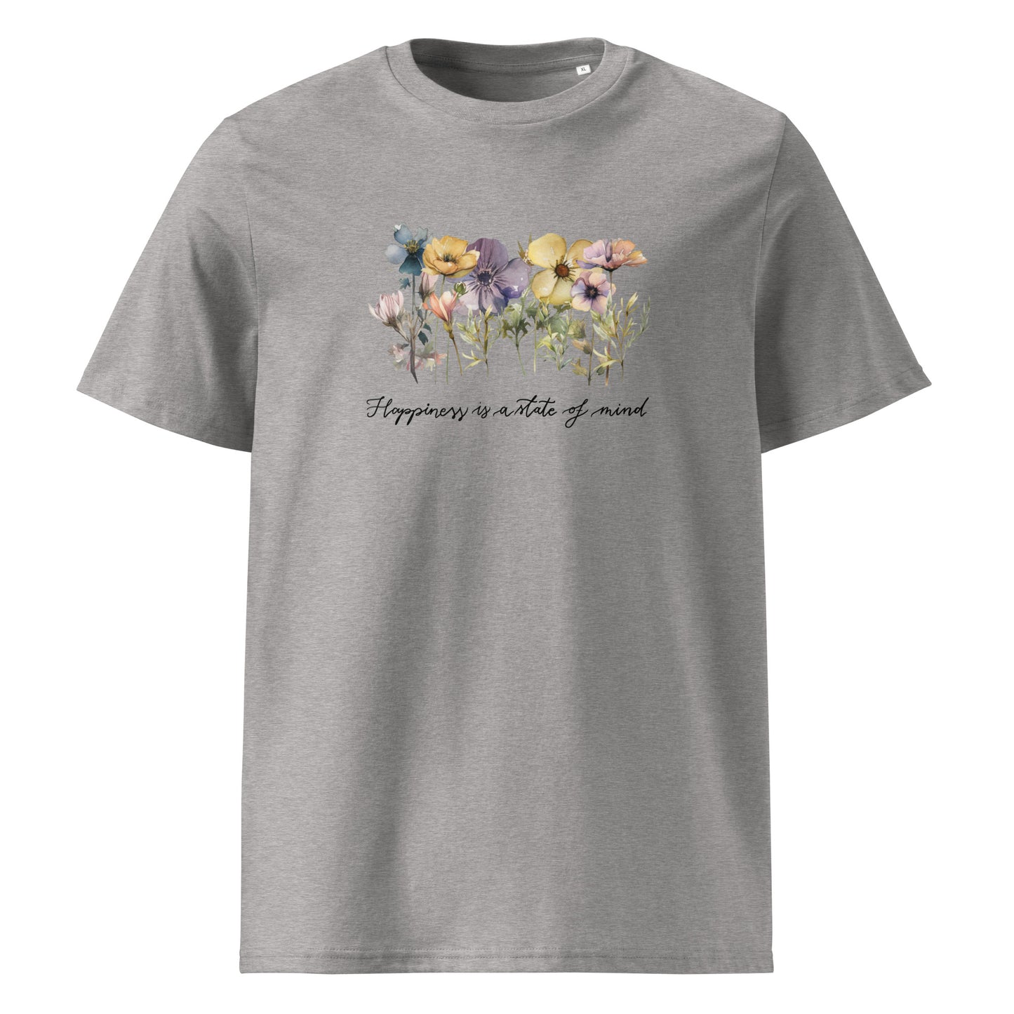 Unisex organic cotton t-shirt "Happiness"