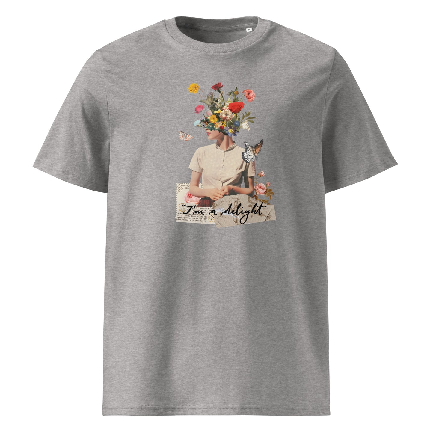 Unisex organic cotton t-shirt "I'm a delight"