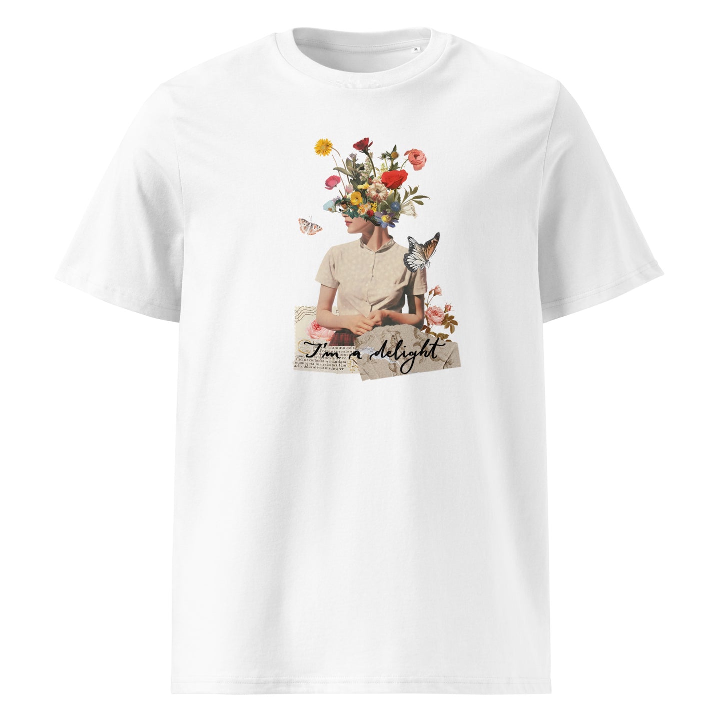 Unisex organic cotton t-shirt "I'm a delight"