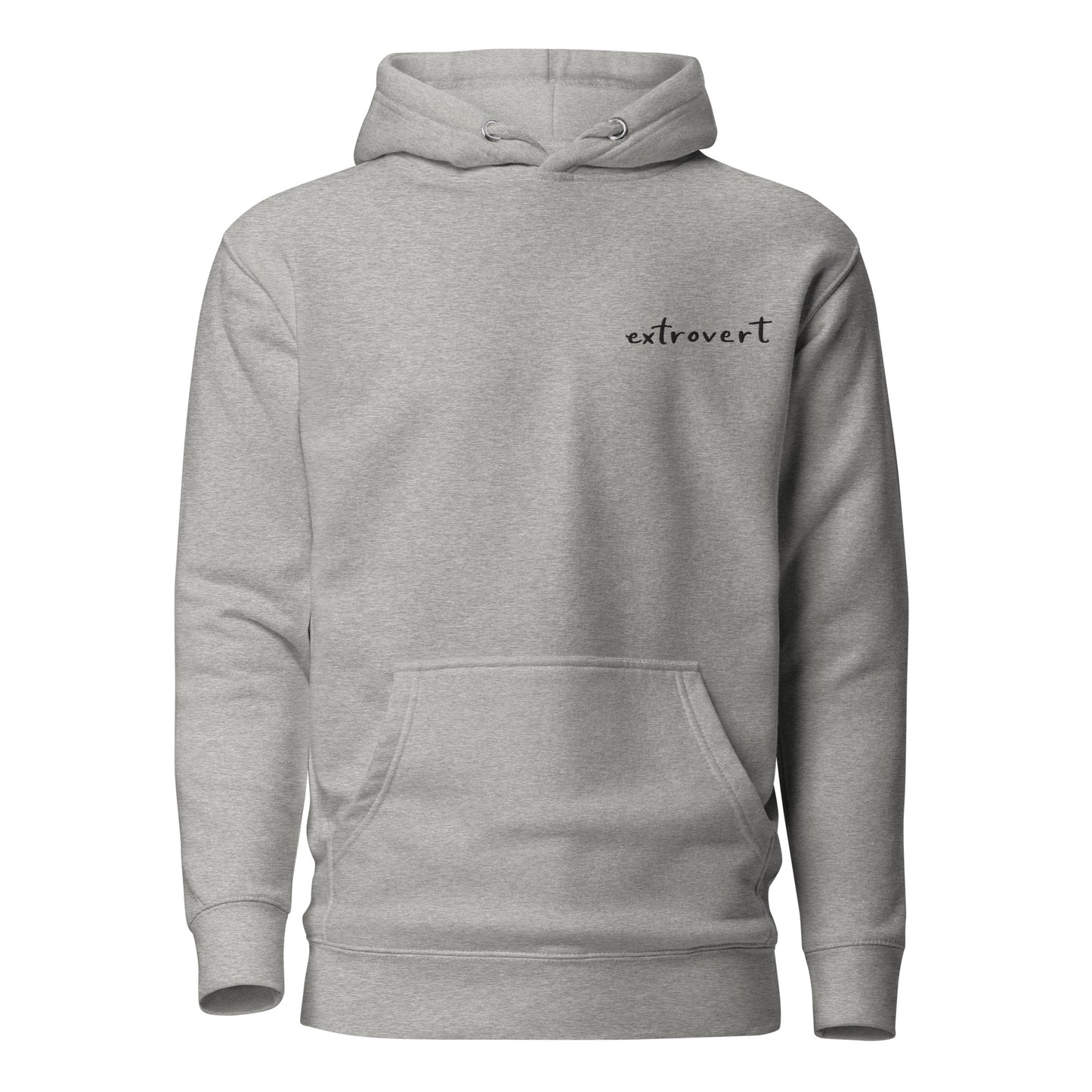 Embroidered Hoodie "extrovert"