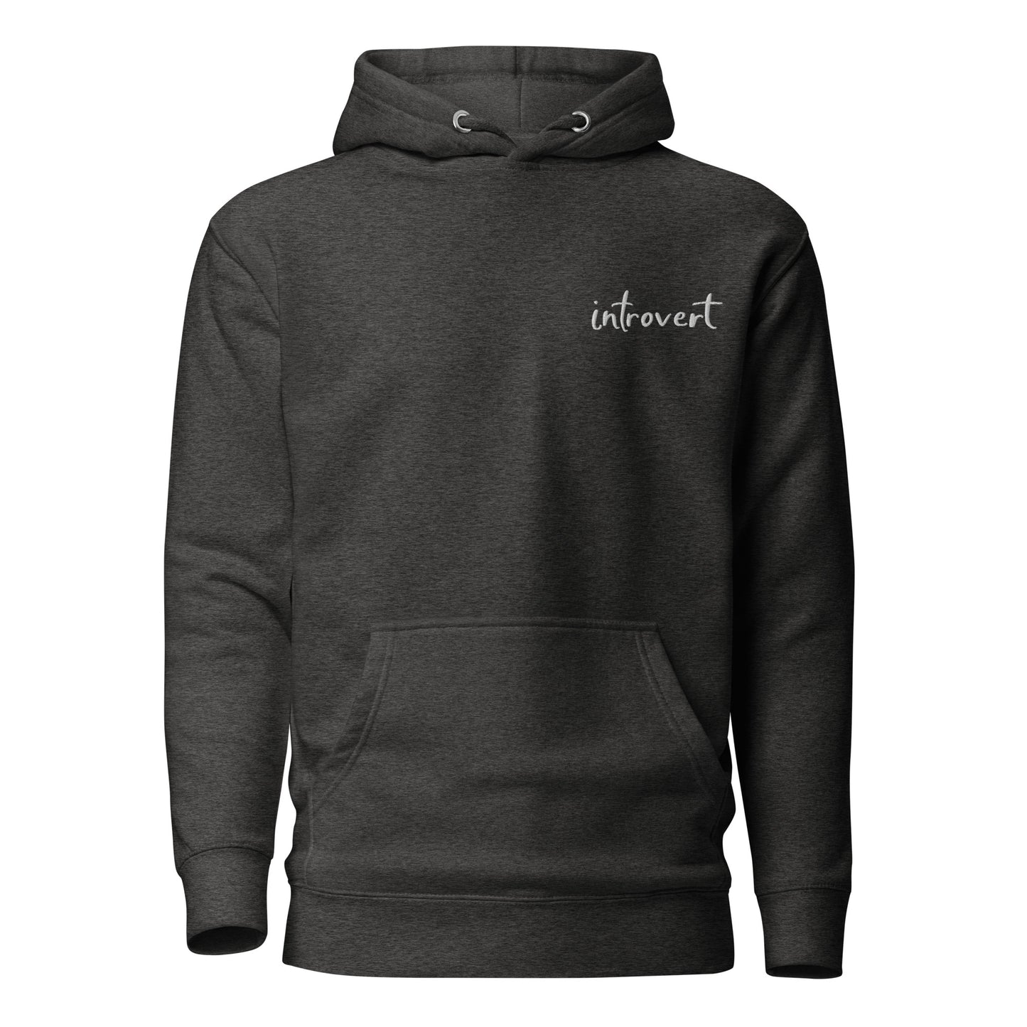 Embroidered Hoodie "introvert"