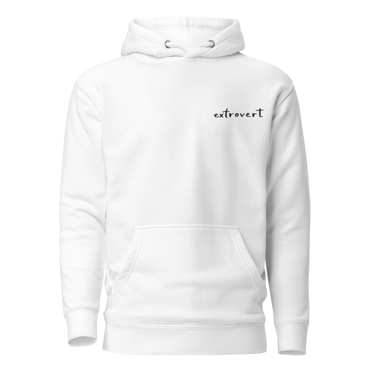 Embroidered Hoodie "extrovert"