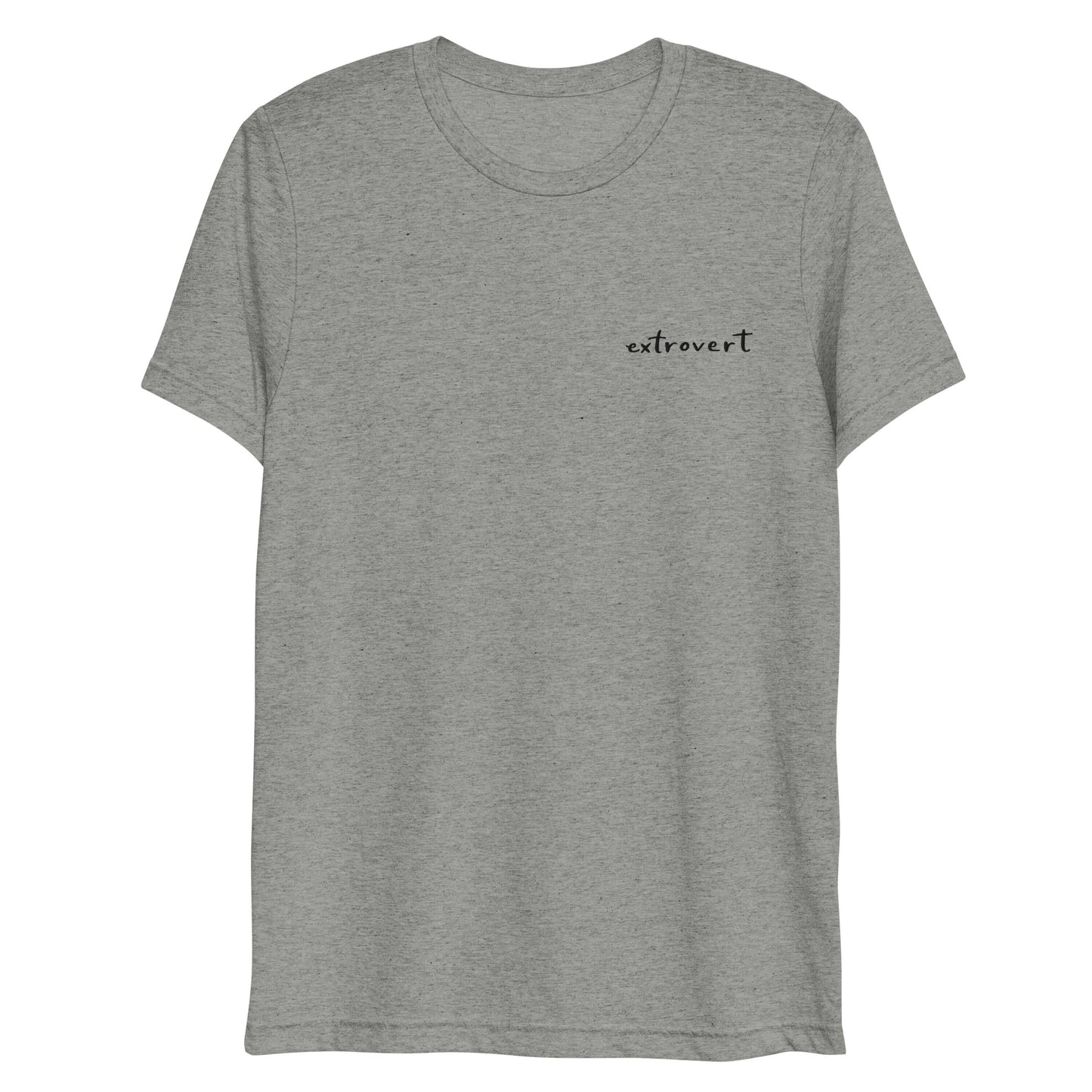 Embroidered short sleeve t-shirt "extrovert"