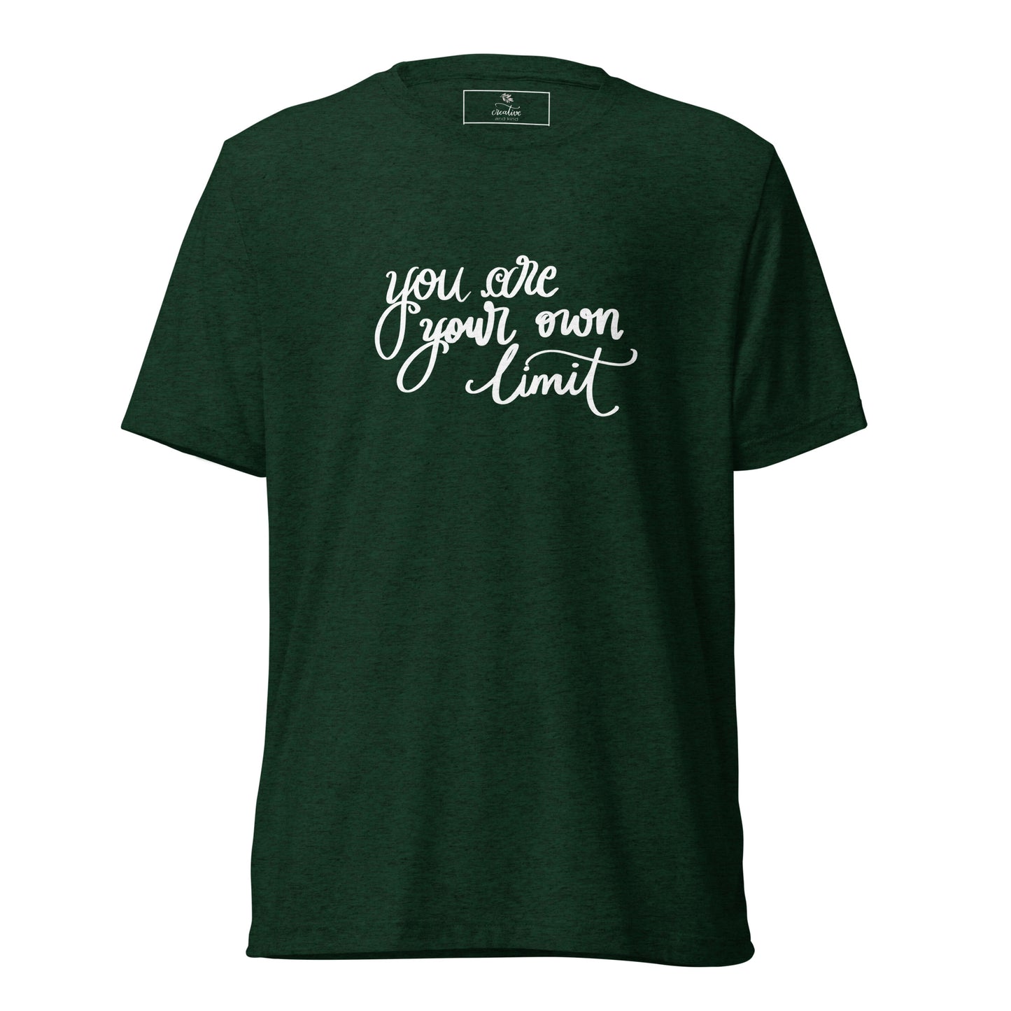 Short sleeve t-shirt "you are your own limit"