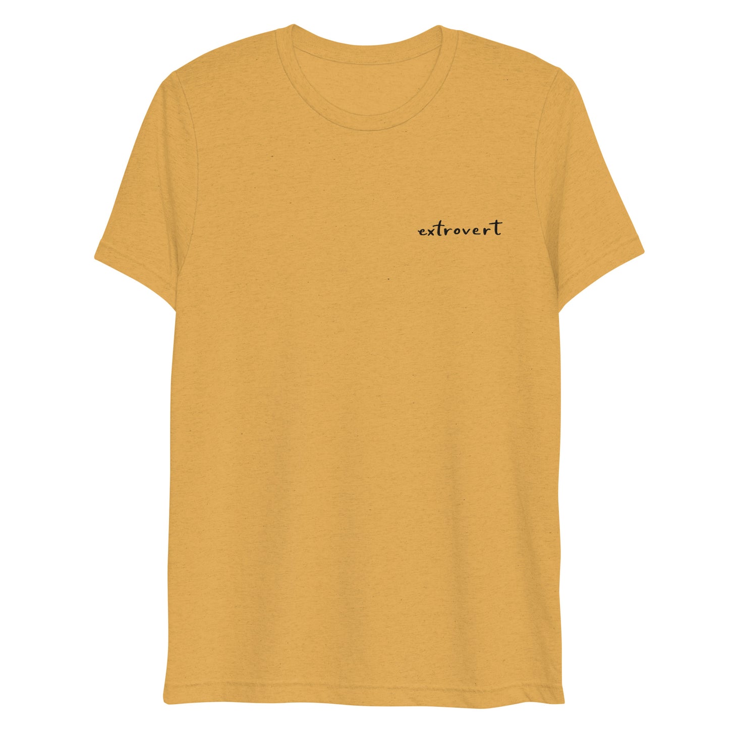 Embroidered short sleeve t-shirt "extrovert"