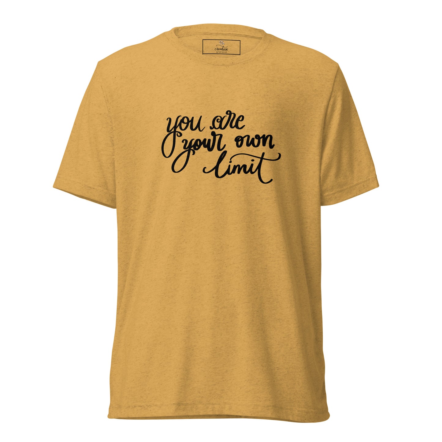 Short sleeve t-shirt "you are your own limit"