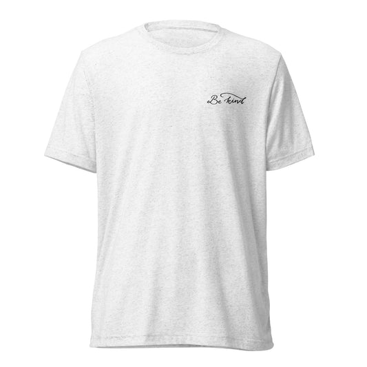 Embroidered short sleeve t-shirt "Be kind"