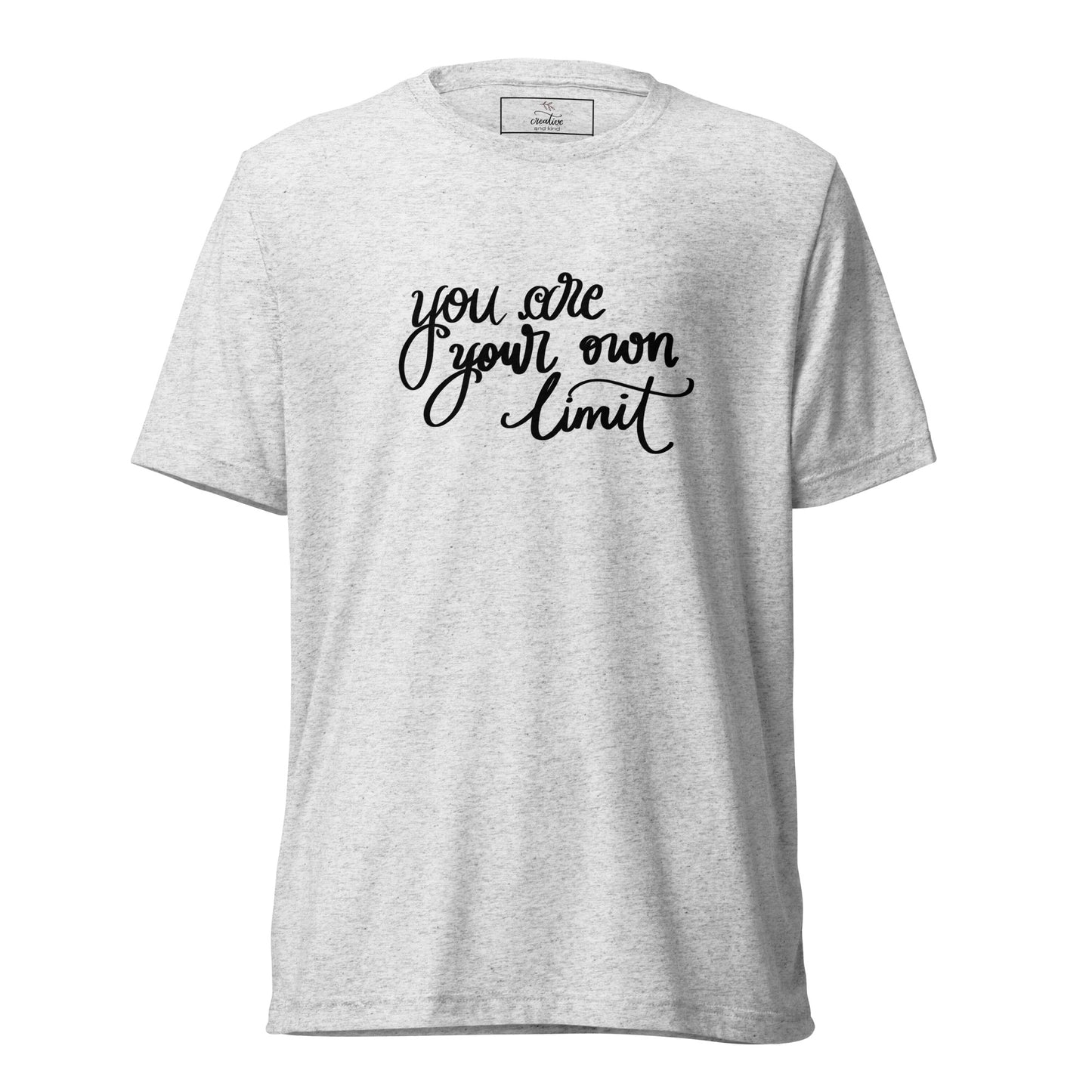 Short sleeve t-shirt "you are your own limit"