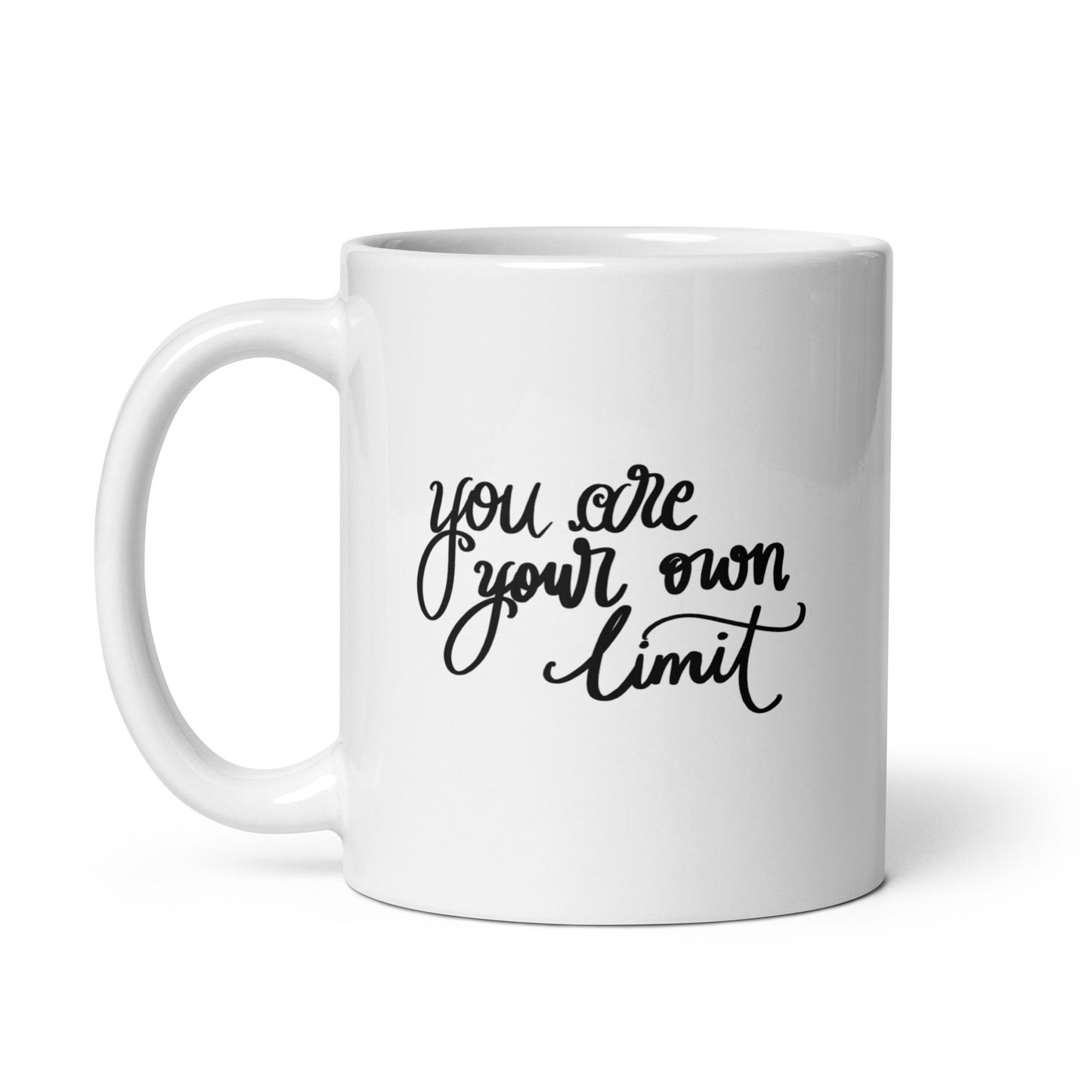 White mug "you are your own limit"