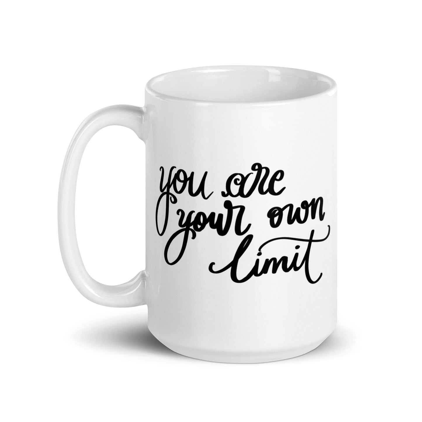 White mug "you are your own limit"