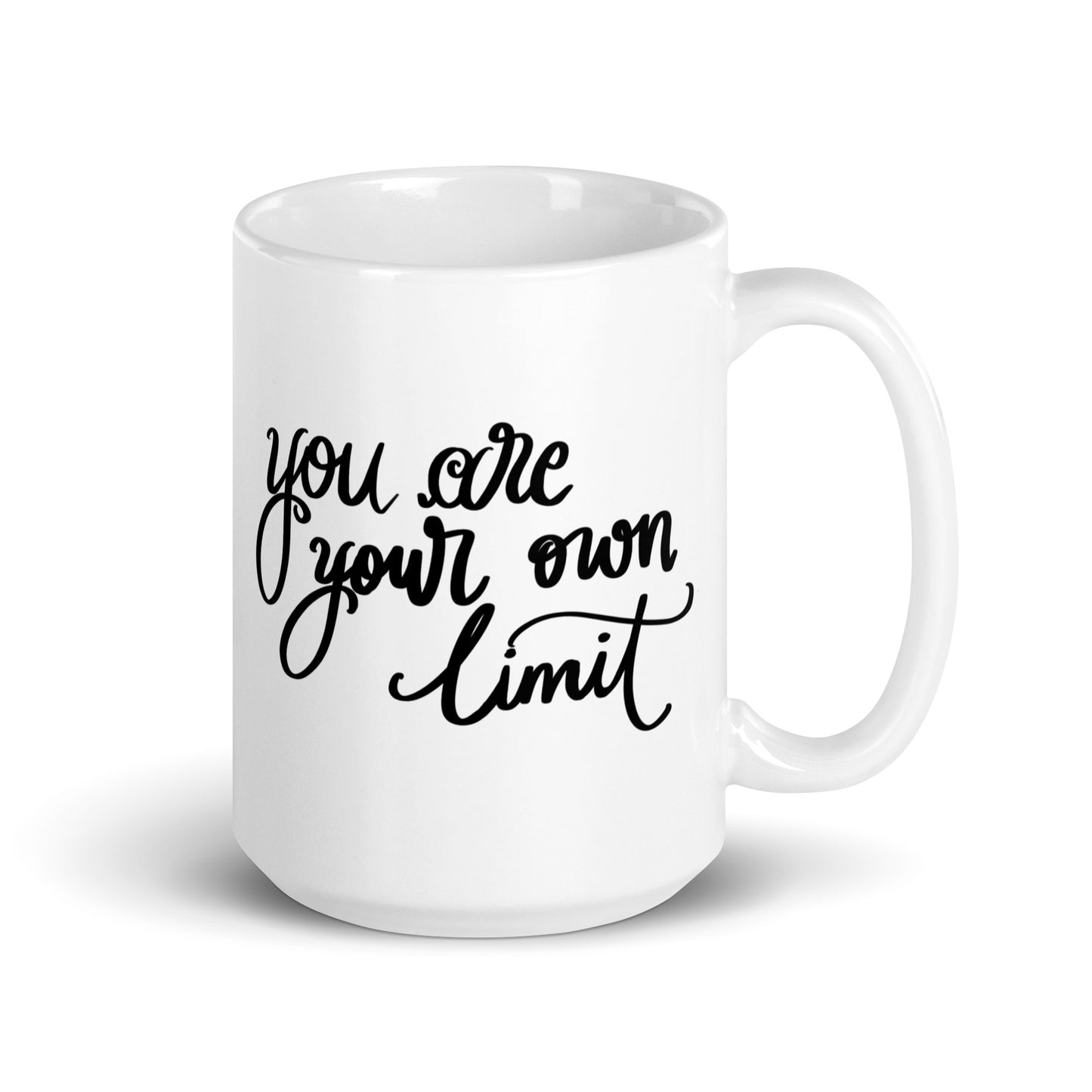 White mug "you are your own limit"