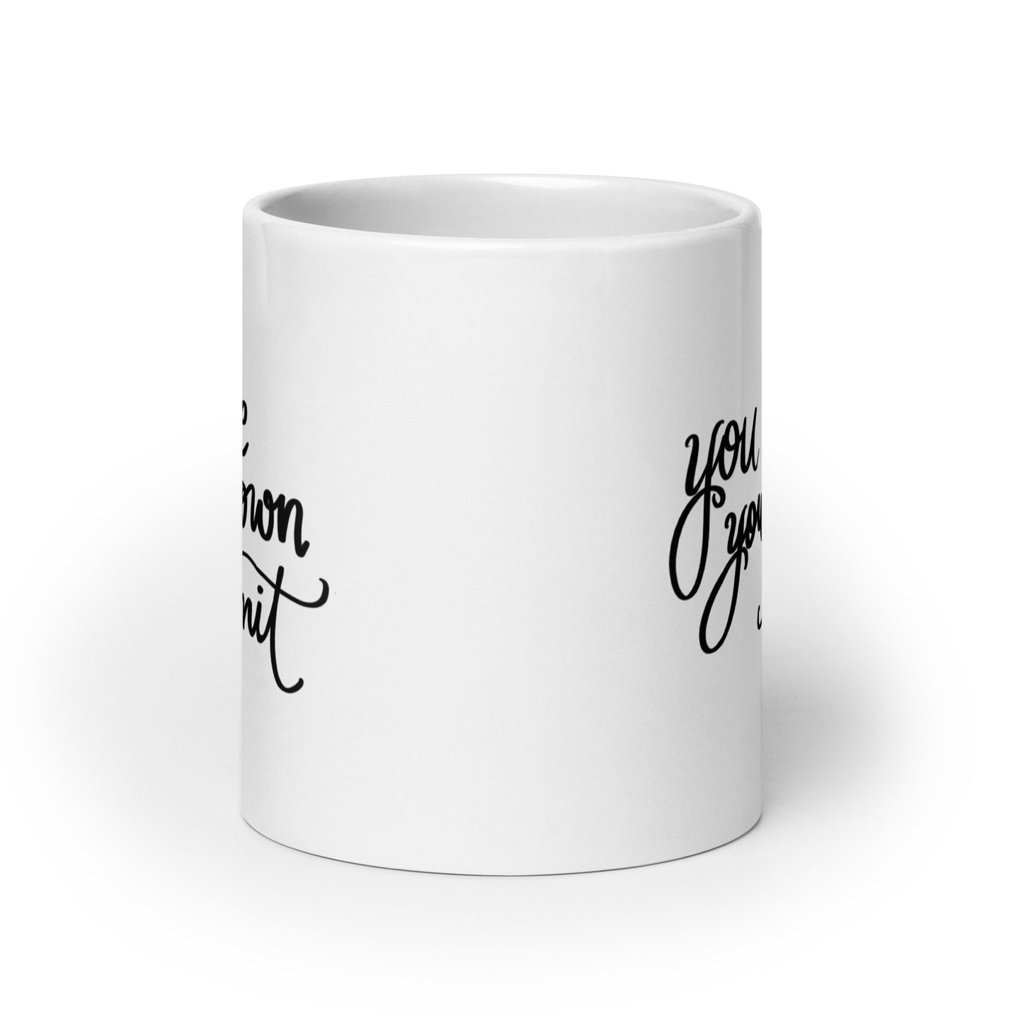 White mug "you are your own limit"