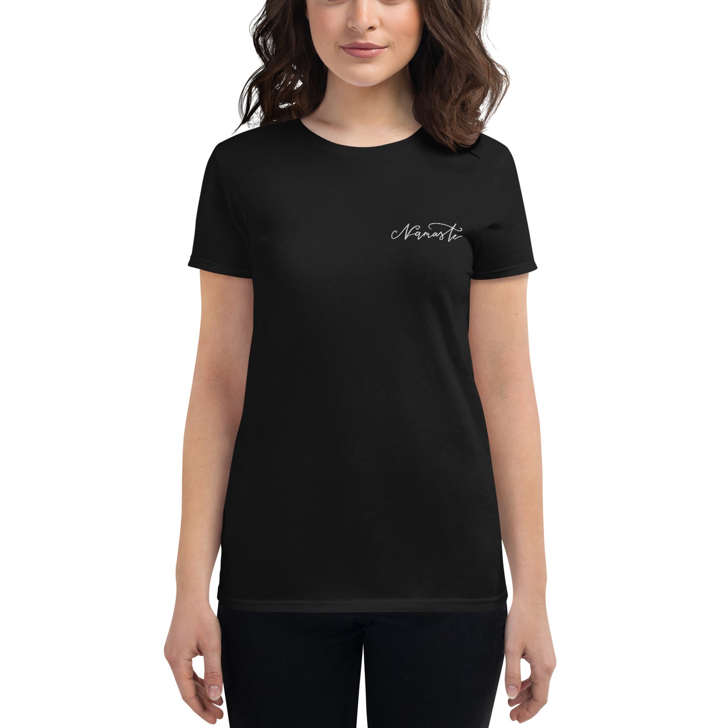 Women's short sleeve t-shirt "Namaste"