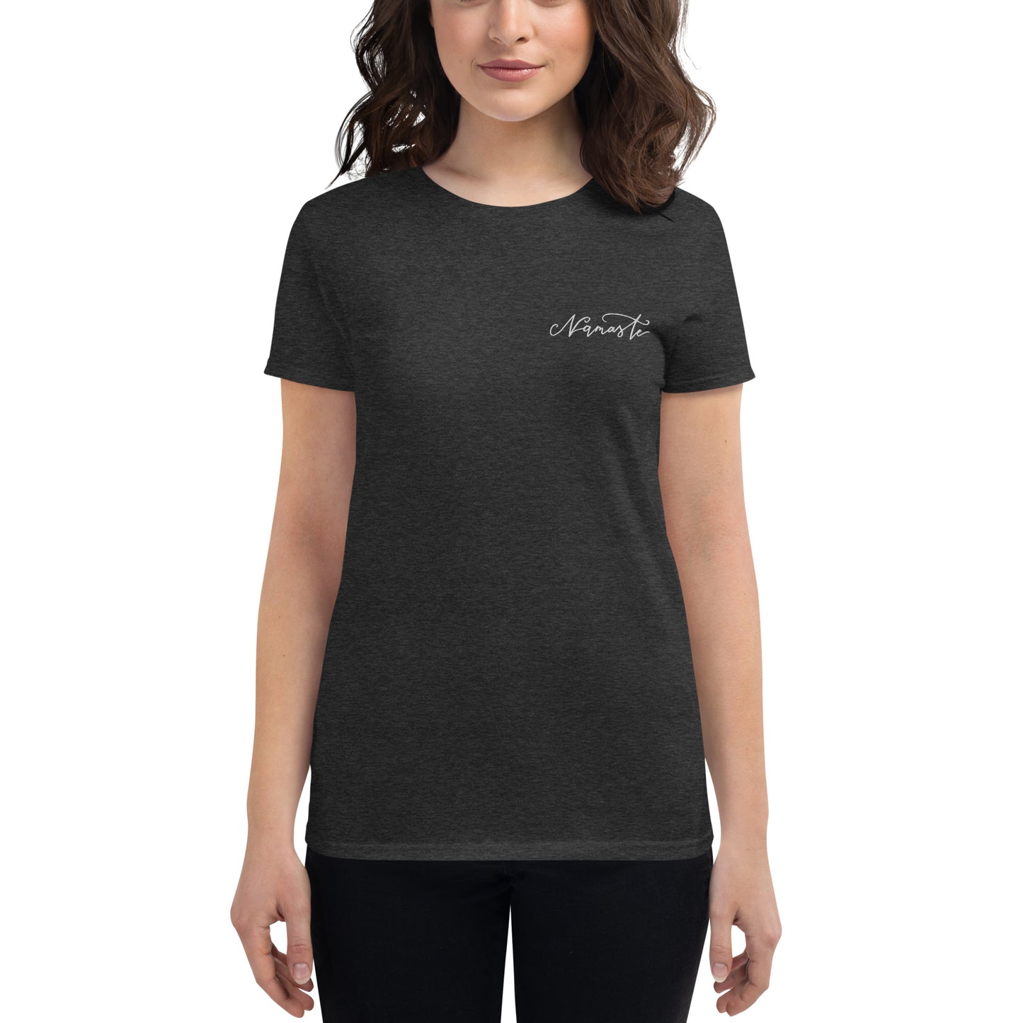 Women's short sleeve t-shirt "Namaste"