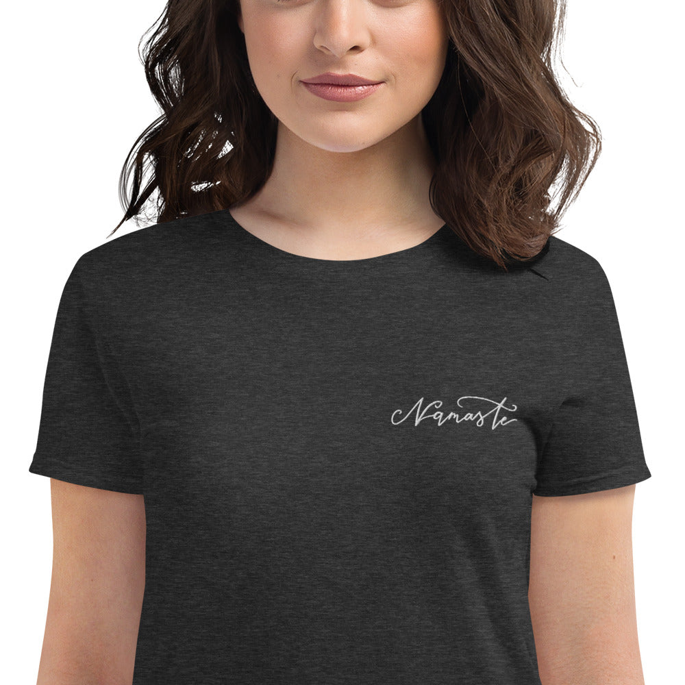 Women's short sleeve t-shirt "Namaste"