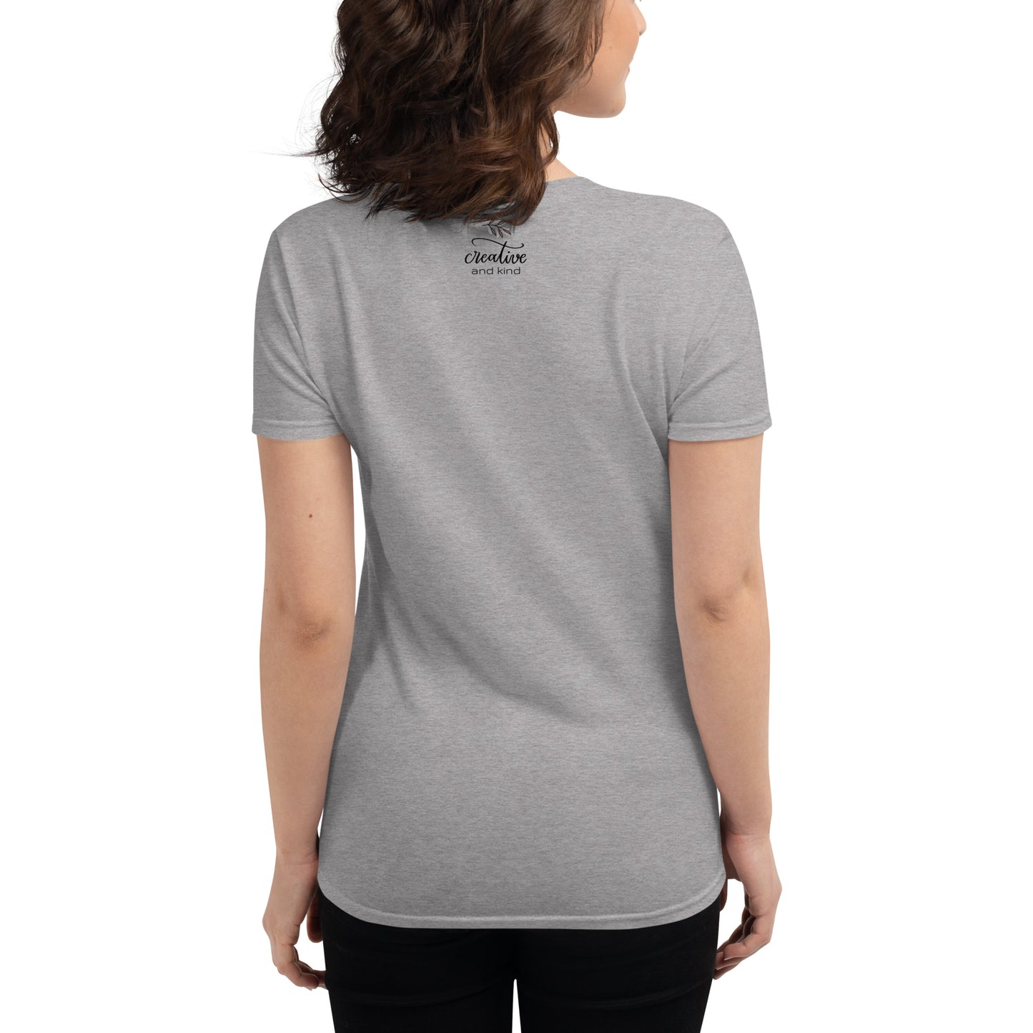 Women's short sleeve t-shirt "Namaste"