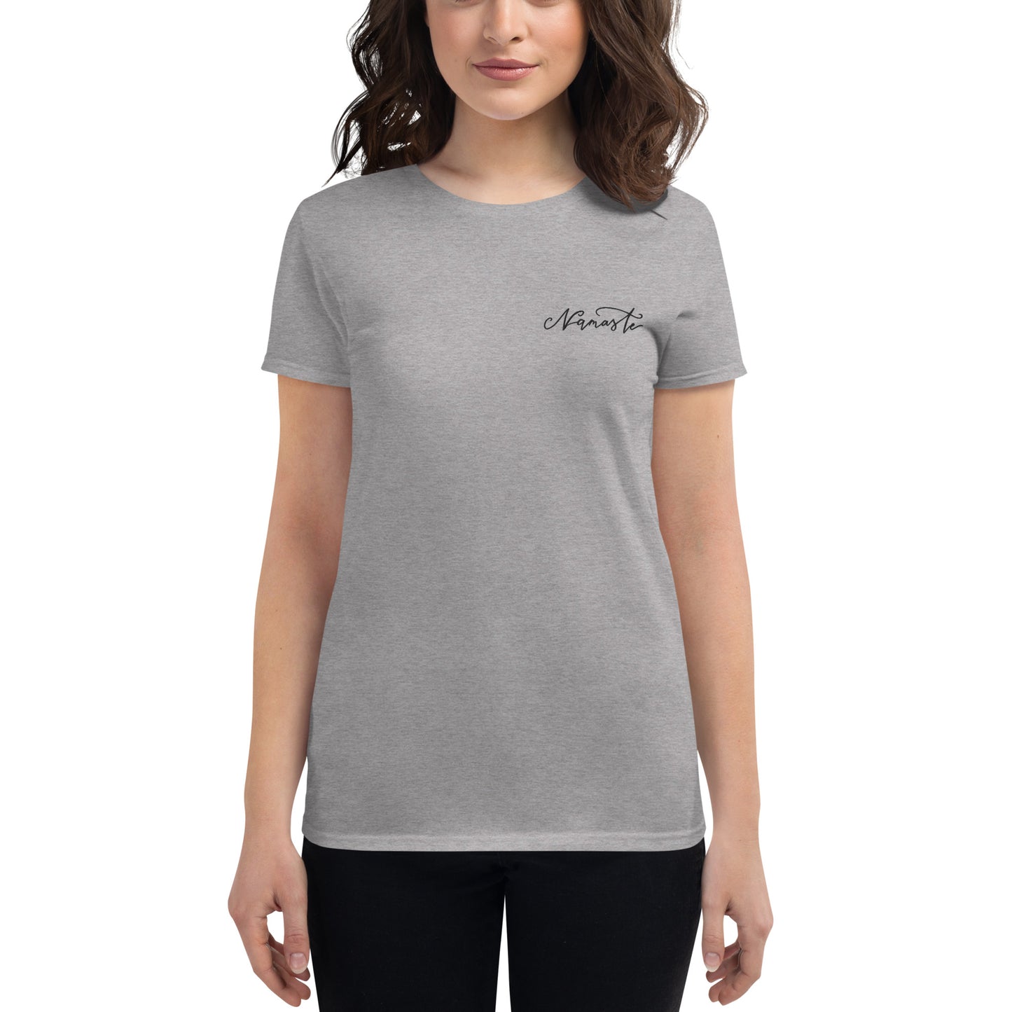 Women's short sleeve t-shirt "Namaste"